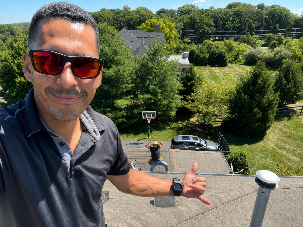 Selfie of VCS Roofing and Construction owner in Tyson, VA